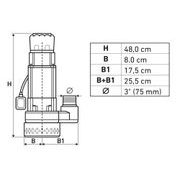 EXTOL PREMIUM ČERPADLO PONORNÉ, 750W, 39000L/H, 8895040 - PONORNÁ ČERPADLA - ZAHRADA