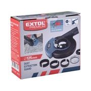 EXTOL PREMIUM KRYT ODSÁVACÍ PRO BROUŠENÍ ÚHLOVOU BRUSKOU, O125MM S KARTÁČOVÝM VĚNCEM, 8807020 - PRO ÚHLOVÉ BRUSKY - PŘÍSLUŠENSTVÍ