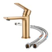 UMYVADLOVÁ BATERIE MIXXUS PREMIUM ALEX 001 BRUSHED GOLD, ZLATÁ | ALEX 001 BRUSHED GOLD PROCRAFT - UMYVADLOVÉ BATERIE - SANITA