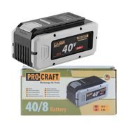 BATERIE AKUMULÁTOROVÁ 40V LI-ION, 8000MAH PROCRAFT 40/8 | 40/8 PROCRAFT - PŘÍSLUŠENSTVÍ PROCRAFT{% if kategorie.adresa_nazvy[0] != zbozi.kategorie.nazev %} - NÁHRADNÍ DÍLY{% endif %}