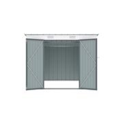 RIWALL PRO RMSP 6X8 ANTHRACITE ZAHRADNÍ DOMEK KOVOVÝ 2,4 X 1,8 M S PULTOVOU STŘECHOU ANTRACIT - ZAHRADNÍ DOMKY - DŮM A DOMÁCNOST, ELEKTRO..