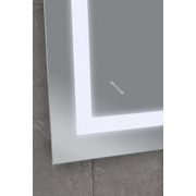 KOUPELNOVÉ ZRCADLO S LED OSVĚTLENÍM, PROTIZAMLŽOVACÍ FUNKCÍ A REGULACÍ JASU, MR08-80×60-REVERSE TALL | MR08-80×60-REVERSE TALL PROCRAFT - ZRCADLA - SANITA