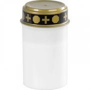 KAHAN S LED SVÍČKOU BÍLÝ, 12CM MAGICHOME TG-10, NA HROB, (SOUČÁST BALENÍ 2XAA) - SVÍČKY, SVÍCNY A JINÉ - DŮM A DOMÁCNOST, ELEKTRO..