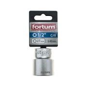 FORTUM HLAVICE NÁSTRČNÁ 1/2", 27MM, L 42MM, 4700427 - NÁSTRČNÉ HLAVICE, OŘECHY - RUČNÍ NÁŘADÍ