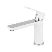 UMYVADLOVÁ BATERIE MIXXUS PREMIUM ALEX 001 LONG (NUT) WHITE-CHROME, BÍLÝ-CHROM | ALEX 001 LONG (NUT) WHITE-CHROME PROCRAFT - UMYVADLOVÉ BATERIE - SANITA