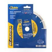 KOTOUČ DIAMANTOVÝ ŘEZNÝ SEGMENTOVÝ BETON 180*22.2 MM, 2.4*10 MM, KATANA | 07-04-1180 KUBIS - DIA KOTOUČ 180 MM - PŘÍSLUŠENSTVÍ