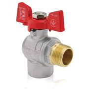 KULOVÝ KOHOUT MOTÝL, ROHOVÝ, ČERVENÝ, KR.208 1/2"FM | KR.208 1/2"FM PROCRAFT - PŘÍSLUŠENSTVÍ (KOHOUTY, ŠROUBENÍ,...){% if kategorie.adresa_nazvy[0] != zbozi.kategorie.nazev %} - SANITA{% endif %}