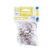 EXTOL CRAFT SPONY HADICOVÉ NEREZ, BALENÍ 10KS, 16-28MM, 70503 - SPONY NA HADICE - ZAHRADA