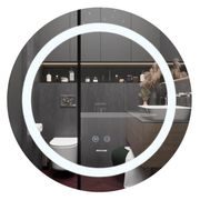 KOUPELNOVÉ ZRCADLO S LED OSVĚTLENÍM, PROTIZAMLŽOVACÍ FUNKCÍ A REGULACÍ JASU, MC03-60 PLAIN | MC03-60 PLAIN PROCRAFT - ZRCADLA - SANITA