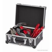 KREATOR KRT640106B HLINÍKOVÝ KUFR 320X230X160MM ČERNÝ - KUFRY, TAŠKY, ORGANIZÉRY NA NÁŘADÍ - PŘÍSLUŠENSTVÍ