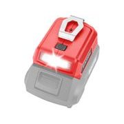 EXTOL PREMIUM NABÍJEČKA AKU PRO USB ZAŘÍZENÍ, SE SVĚTLEM, SHARE20V, BEZ BATERIE, 5V/2A, 8891896 - EXTOL SHARE20V - AKU NÁŘADÍ - AKU NÁŘADÍ