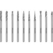 EXTOL INDUSTRIAL FRÉZY MINI, KARBIDOVÉ, SADA 10KS, ⌀3MM, SEK STŘEDNÍ (DOUBLE-CUT), 8703800 - STOPKOVÉ FRÉZKY{% if kategorie.adresa_nazvy[0] != zbozi.kategorie.nazev %} - PŘÍSLUŠENSTVÍ{% endif %}