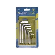 EXTOL CRAFT L-KLÍČE IMBUS, SADA 8KS, 2-10MM, 6617 - L - KLÍČE - RUČNÍ NÁŘADÍ