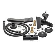 SPRCHOVÝ SLOUP S BATERIÍ MIXXUS PREMIUM ALEX 003-J BLACK, ČERNÁ | ALEX 003-J BLACK PROCRAFT - SPRCHOVÉ BATERIE - SANITA