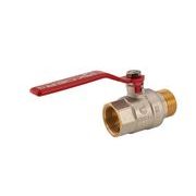 KULOVÝ KOHOUT PÁKOVÝ ČERVENÝ, KR.215 3/4"FM | KR.215 3/4"FM PROCRAFT - PŘÍSLUŠENSTVÍ (KOHOUTY, ŠROUBENÍ,...) - SANITA
