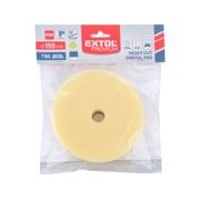 EXTOL PREMIUM KOTOUČ LEŠTÍCÍ PĚNOVÝ, ORBITÁLNÍ, T80, ŽLUTÝ, ⌀150X25MM, SUCHÝ ZIP ⌀127MM, 8804548 - PRO LEŠTIČKY - PŘÍSLUŠENSTVÍ
