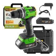 AKU VRTACÍ ŠROUBOVÁK 80NM PROCRAFT PA18LIH | PA18LIH-1B-C PROCRAFT - AKU ŠROUBOVÁK 18V - 20V{% if kategorie.adresa_nazvy[0] != zbozi.kategorie.nazev %} - AKU NÁŘADÍ{% endif %}