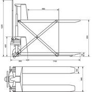 PALETOVÝ VOZÍK PHH 1001 - ZDVIHACÍ ZAŘÍZENÍ - DÍLNA A GARÁŽ