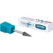 EXTOL INDUSTRIAL FRÉZA KARBIDOVÁ, KONICKÁ-JEHLAN, ⌀6X13MM, ⌀STOPKY 3MM, SEK STŘEDNÍ (DOUBLE-CUT), 8703893 - STOPKOVÉ FRÉZKY - PŘÍSLUŠENSTVÍ