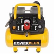 POWERPLUS POWX1724S KOMPRESOR SILENT 550W 6L PLUS 10KS PŘÍSL. BEZOLEJOVÝ - BEZOLEJOVÉ KOMPRESORY - PNEU NÁŘADÍ