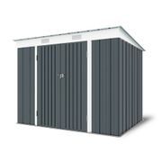 RIWALL PRO RMSP 6X8 ANTHRACITE ZAHRADNÍ DOMEK KOVOVÝ 2,4 X 1,8 M S PULTOVOU STŘECHOU ANTRACIT - ZAHRADNÍ DOMKY{% if kategorie.adresa_nazvy[0] != zbozi.kategorie.nazev %} - DŮM A DOMÁCNOST, ELEKTRO..{% endif %}