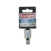 FORTUM HLAVICE NÁSTRČNÁ 1/2", 8MM, L 38MM, 4700408 - NÁSTRČNÉ HLAVICE, OŘECHY - RUČNÍ NÁŘADÍ