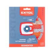 EXTOL PREMIUM KOTOUČ DIAMANTOVÝ ŘEZNÝ SEGMENTOVÝ - SUCHÉ ŘEZÁNÍ, O 150X22,2X2MM, 8803013 - DIA KOTOUČ 150 MM - PŘÍSLUŠENSTVÍ