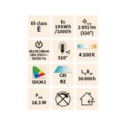 EXTOL LIGHT ZÁŘIVKA LED, 120CM, 1800LM, T8, NEUTRÁLNÍ BÍLÁ, PC + ALU, 43051 - NÁHRADNÍ ŽÁROVKY A ZÁŘIVKY - SVÍTIDLA