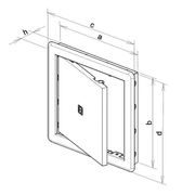VANOVÁ DVÍŘKA 200X200 BÍLÁ - REVIZNÍ A VANOVÁ DVÍŘKA - DŮM A DOMÁCNOST, ELEKTRO..
