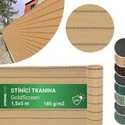 STÍNÍCÍ TKANINA GOLDSCREEN 1,5X5M, UV, 185 G/M2, OKA 50CM BÉŽOVÁ - ZAHRADNÍ TEXTILIE, TKANINY - ZAHRADA