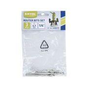 EXTOL CRAFT FRÉZY STOPKOVÉ 3KS, ⌀ 6,35MM (1/4"), 3KS, HSS6542, 44097 - SADY STOPKOVÝCH FRÉZ - PŘÍSLUŠENSTVÍ