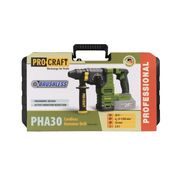KLADIVO VRTACÍ AKU PROCRAFT PHA30BB (BEZ BATERIE A NABÍJEČKY V KUFRU) | PHA30-BB-С PROCRAFT - AKU VRTACÍ, SEKACÍ A KOMBINOVANÁ KLADIVA - AKU NÁŘADÍ