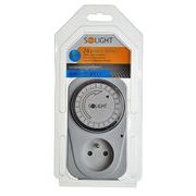 ČASOVÝ SPÍNAČ MECHANICKÝ, DENNÍ 24H., INTERVAL 15MIN, VYPÍNAČ - DOMACÍ AUTOMATIZACE - ZÁSUVKY, TERMOSTATY - DŮM A DOMÁCNOST, ELEKTRO..