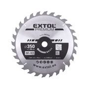 EXTOL PREMIUM KOTOUČ PILOVÝ S SK PLÁTKY, O 350X3,3X30MM, 28T, 8803250 - PRŮMĚR 255 - 270, 300 - 355{% if kategorie.adresa_nazvy[0] != zbozi.kategorie.nazev %} - PŘÍSLUŠENSTVÍ{% endif %}
