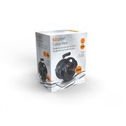 PRODLUŽOVACÍ PŘÍVOD 1Z - NA BUBNU, 3X1,5MM2, ČERNÝ, 25M - PRODLUŽOVACÍ KABELY - PŘÍSLUŠENSTVÍ