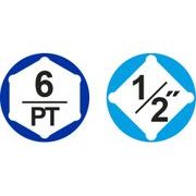 TOTAL HLAVICE NÁSTRČNÉ 1/2", SADA 12KS, INDUSTRIAL, CRV, THT141121 - ZNAČKA TOTAL - ELEKTRICKÉ NÁŘADÍ
