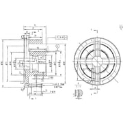 ČTYŘČELISŤOVÉ SKLÍČIDLO Ø 95 MM PROFI M33 × 3,5 - SADA - SKLÍČIDLA PRO SOUSTRUHY NA DŘEVO - KOVOOBRÁBĚCÍ STROJE