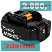 SET MAKITA DHP453SYE  LI-ION 18V/1,5AH + AKUMULÁTOR 5,0 AH - PŘÍKLEPOVÝ ŠROUBOVÁK 18V - 20V - AKU NÁŘADÍ