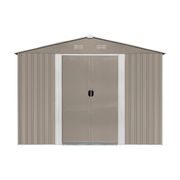 RIWALL PRO RMSA 12X10 BROWN ZAHRADNÍ DOMEK KOVOVÝ 3 X 3,7 M SE SEDLOVOU STŘECHOU HNĚDÝ - ZAHRADNÍ DOMKY - DŮM A DOMÁCNOST, ELEKTRO..