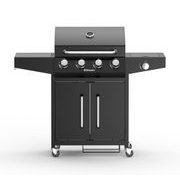 RIWALL PRO RGG 41 PLYNOVÝ GRIL 15 KW SE ČTYŘMI HOŘÁKY A BOČNÍM VAŘIČEM - PLYNOVÉ GRILY - ZAHRADA