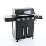 RIWALL PRO RGG 41 EXL LUXUSNÍ PLYNOVÝ GRIL 17 KW SE ČTYŘMI HOŘÁKY A BOČNÍM VAŘIČEM - PLYNOVÉ GRILY - ZAHRADA