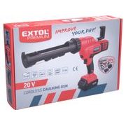 EXTOL PREMIUM PISTOLE VYTLAČOVACÍ, VANIČKOVÁ AKU SHARE20V, 20V LI-ION, 2AH, 8891864 - AKU SPECIALITY - AKU NÁŘADÍ