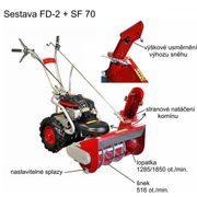 POHONNÁ JEDNOTKA PANTER FD2 L224 SE SNĚHOVOU FRÉZOU SF70 - PARTNER - SESTAVY - ZAHRADA