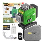 LASER ZELENÝ LINIOVÝ, KŘÍŽOVÝ SAMONIVELAČNÍ PROCRAFT LE-4GL | LE-4GL PROCRAFT - LINIOVÉ LASERY{% if kategorie.adresa_nazvy[0] != zbozi.kategorie.nazev %} - MĚŘÍCÍ TECHNIKA{% endif %}