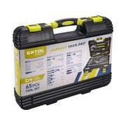 EXTOL CRAFT SADA NÁŘADÍ 65KS, 1/4", 3/8", CRV, 6598 - SADY NÁŘADÍ - RUČNÍ NÁŘADÍ