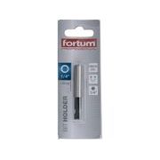 FORTUM DRŽÁK HROTŮ DO VRTAČKY, 1/4"X60MM, NEREZ, 4743010 - MAGNETICKÉ DRŽÁKY BITŮ - PŘÍSLUŠENSTVÍ