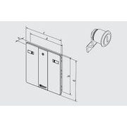 REVIZNÍ DVÍŘKA 400X400 SE ZÁMKEM BÍLÁ - REVIZNÍ A VANOVÁ DVÍŘKA - DŮM A DOMÁCNOST, ELEKTRO..