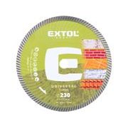 EXTOL CRAFT KOTOUČ DIAMANTOVÝ ŘEZNÝ, TURBO - SUCHÉ I MOKRÉ ŘEZÁNÍ, O 230X22,2X2,6MM, 903055 - DIA KOTOUČ 230 MM{% if kategorie.adresa_nazvy[0] != zbozi.kategorie.nazev %} - PŘÍSLUŠENSTVÍ{% endif %}