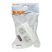 ROZBOČKA 2X10A, BÍLÁ, VYPÍNAČ - ROZBOČKY / ROZDVOJKY, ROZTROJKY 230V - DŮM A DOMÁCNOST, ELEKTRO..