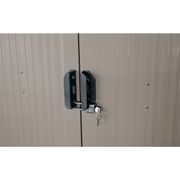 RIWALL PRO RMSA 6X8 BROWN ZAHRADNÍ DOMEK KOVOVÝ 2,4 X 1,7 M SE SEDLOVOU STŘECHOU HNĚDÝ - ZAHRADNÍ DOMKY - DŮM A DOMÁCNOST, ELEKTRO..